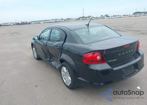 2013 Dodge Avenger Se z USA, uszkodzony, nr VIN 1C3CDZAB3DN682990